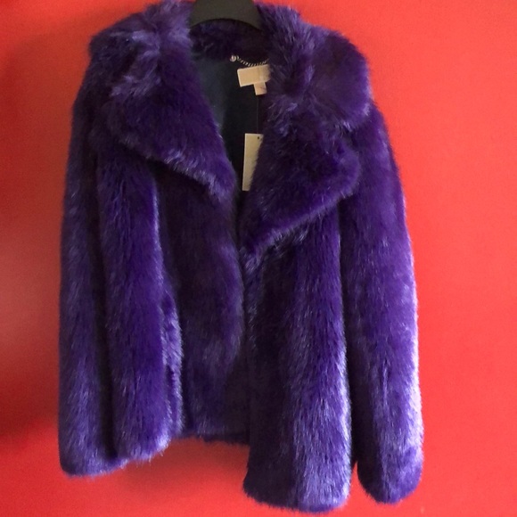 michael kors purple coat